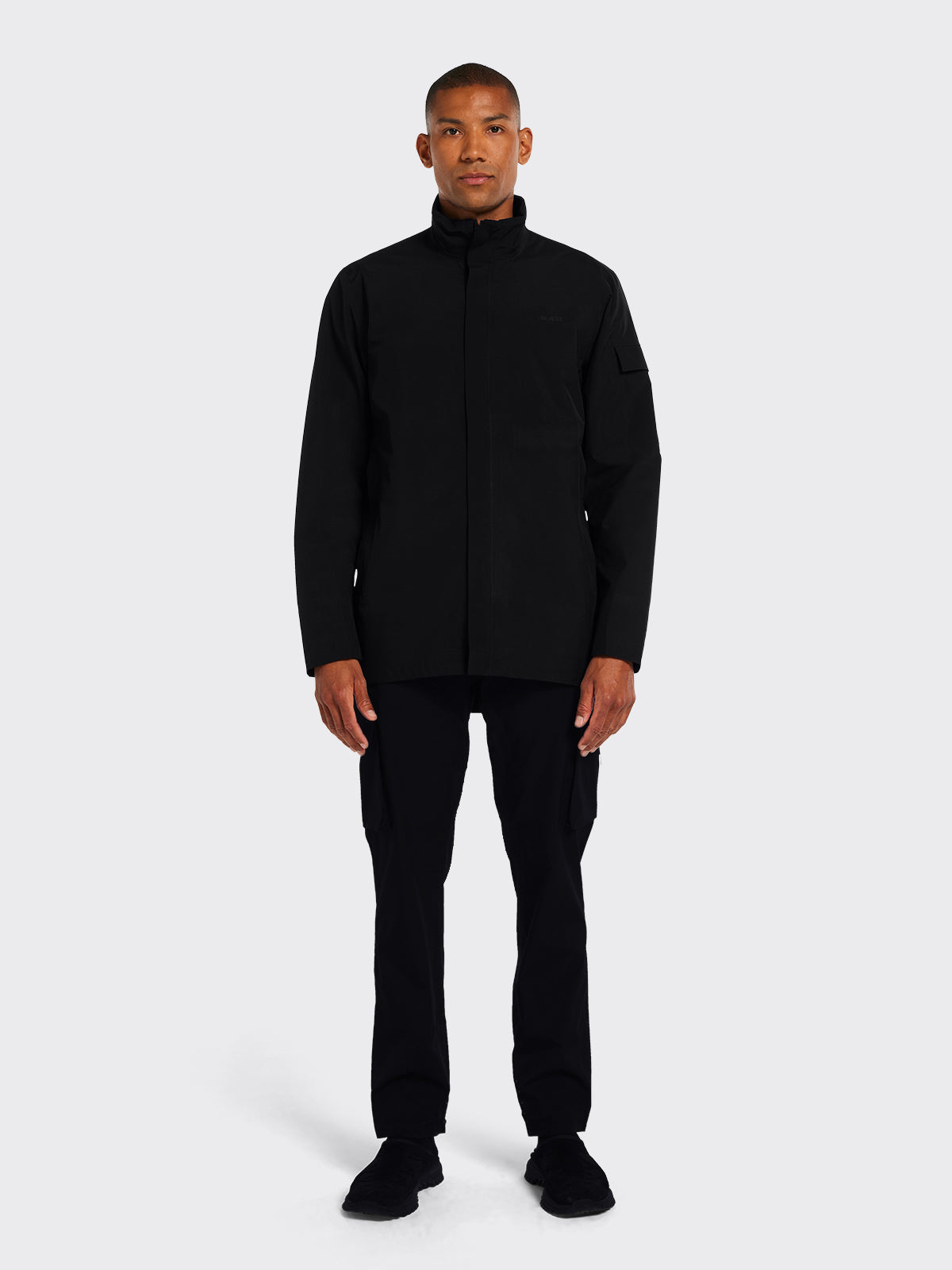 Man dressed in Godøy jacket from Blæst in Black