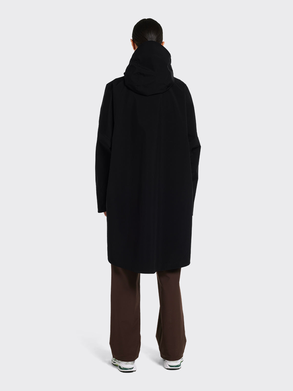 Aalesund poncho in Black from Blæst