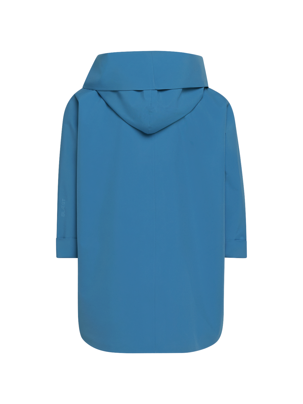 Bergen mini poncho in the color Coronet blue